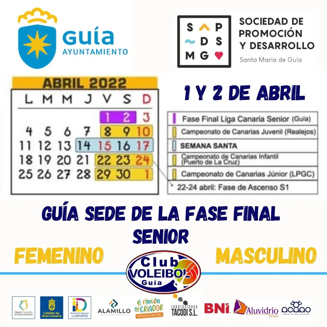FASE FINAL VOLEIBOL LIGA CANARIA SENIOR